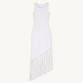 Fringe Dress - White