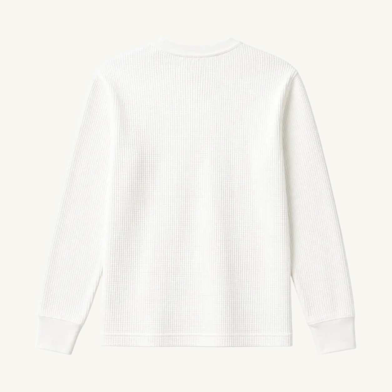 White Waffle Knit