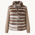 Sankt Moritz - Oatmeal Fur Jacket
