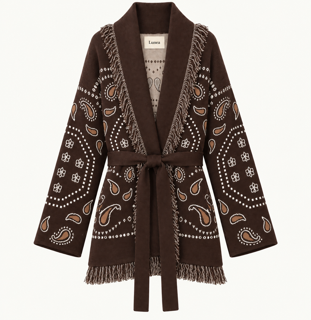 Stefania - Brown Cardigan