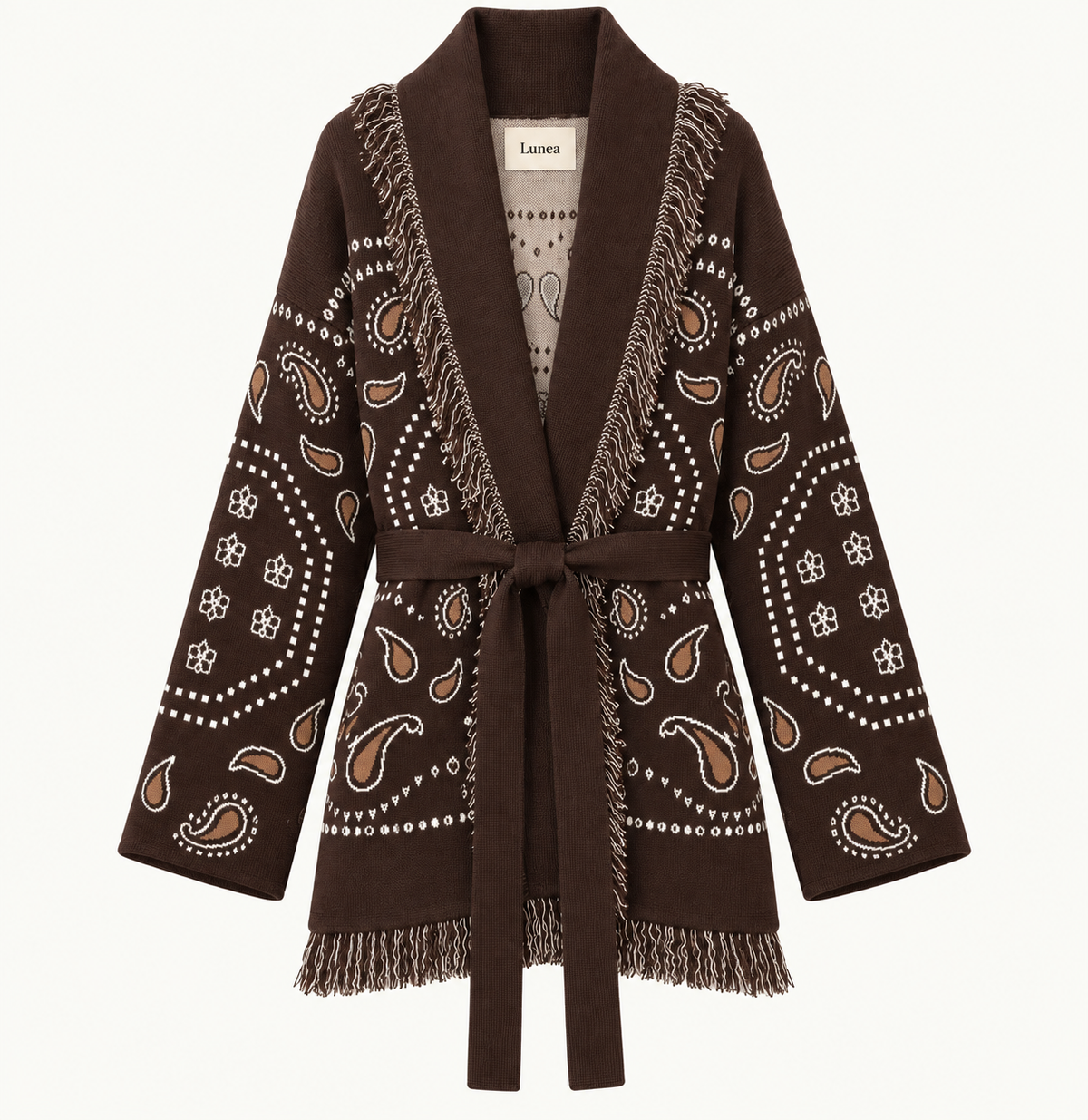 Stefania - Brown Cardigan