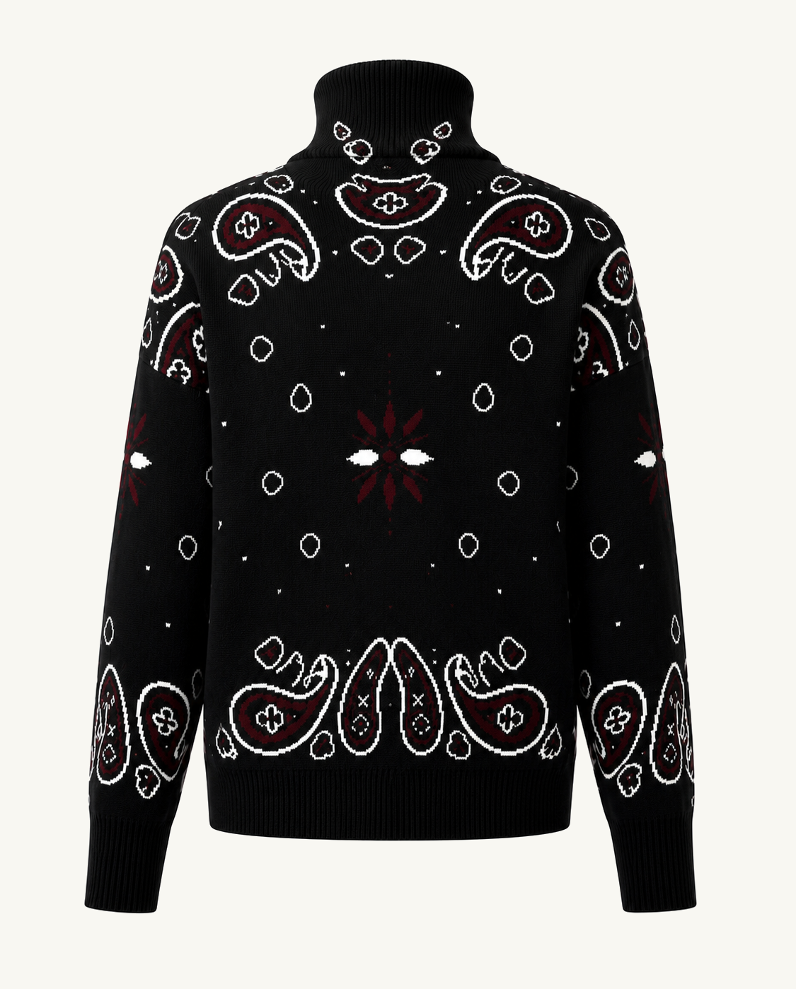 Black/Red Zip Up Cardigan