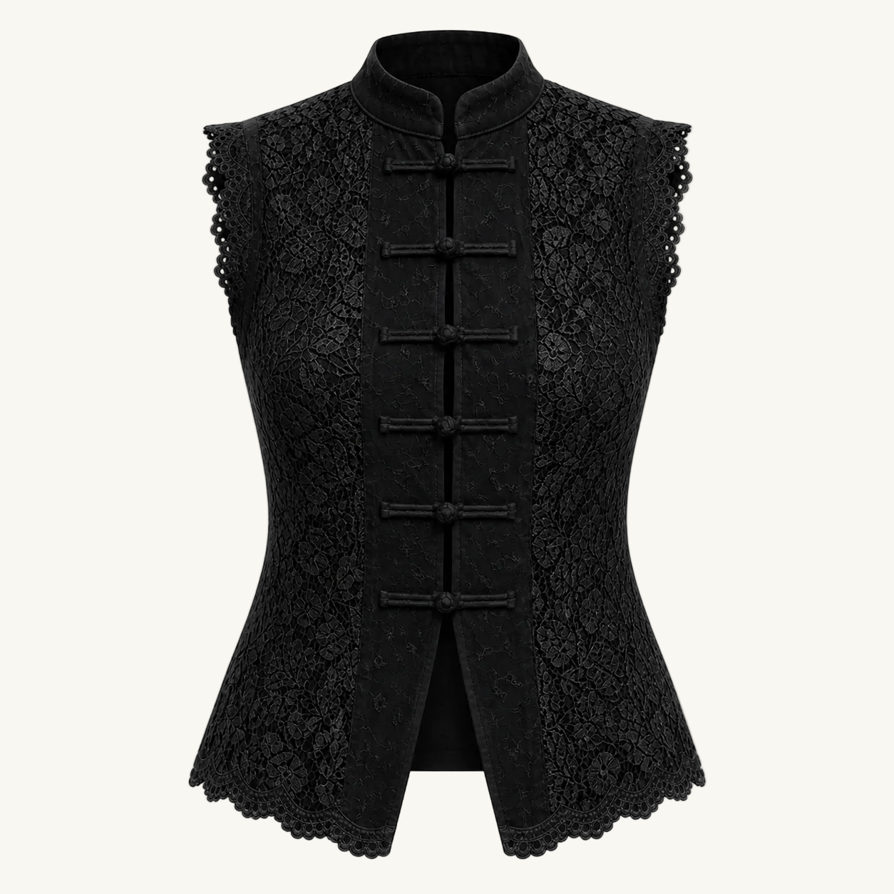 Sleeveless Napolean Vest