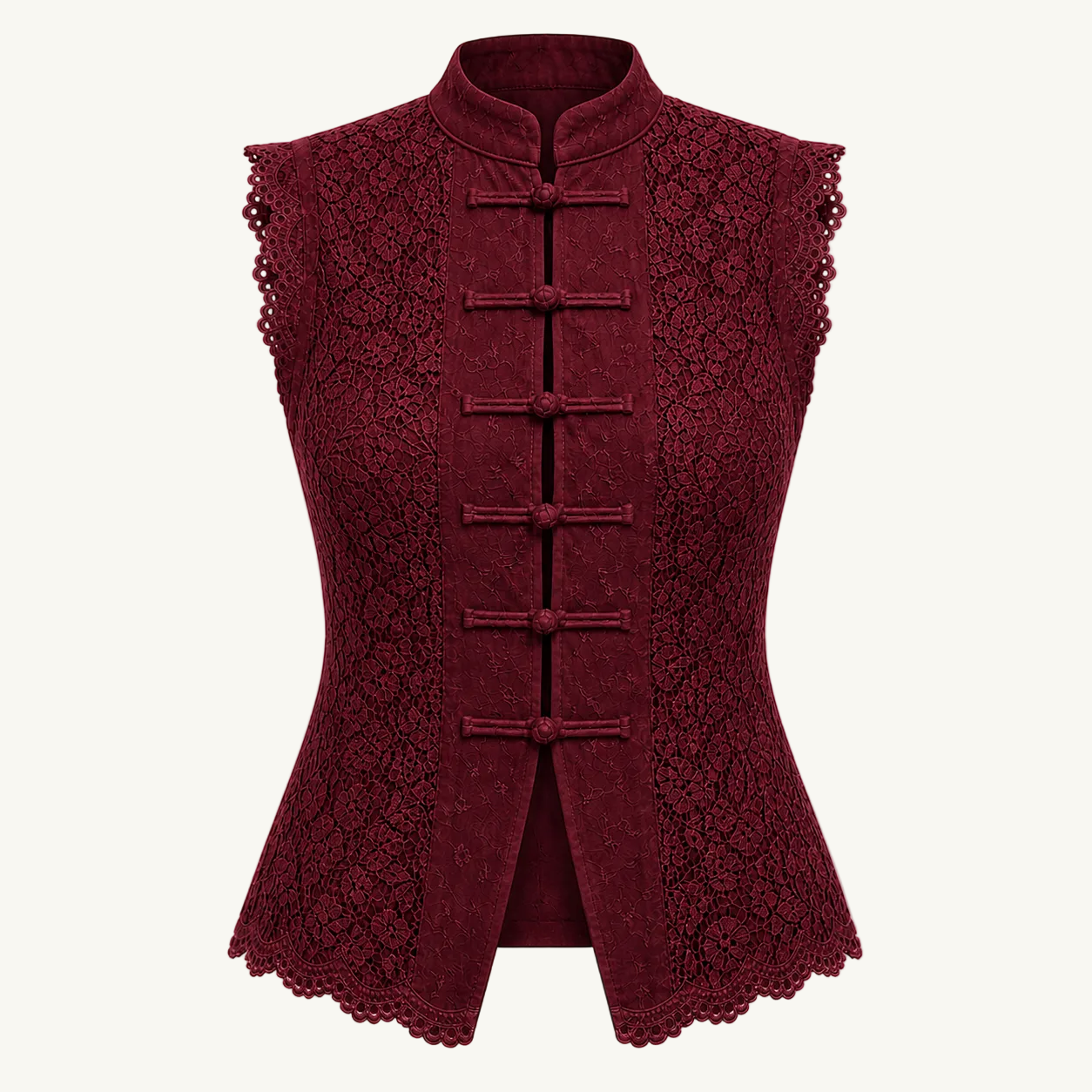 Sleeveless Napolean Vest