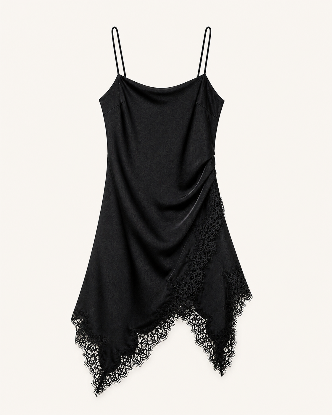Laced Satin Dress