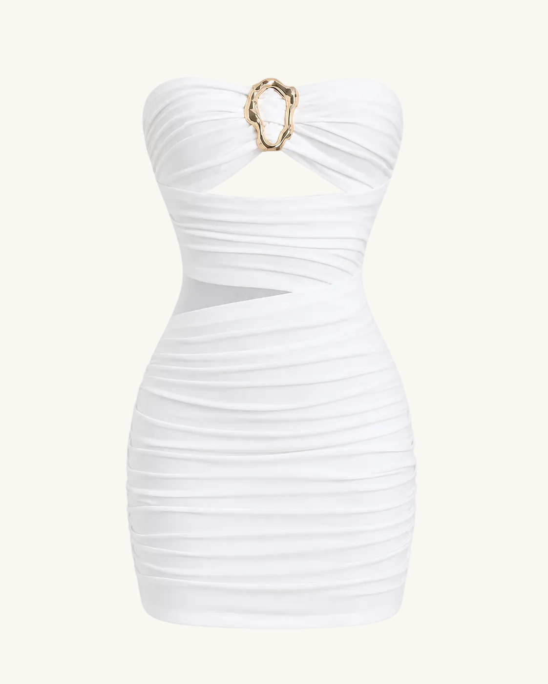 Capri Asymmetric Mini Dress