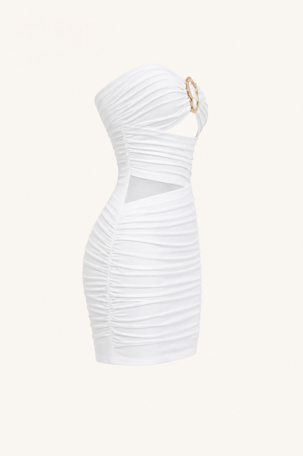 Capri Asymmetric Mini Dress