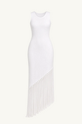 Fringe Dress - White