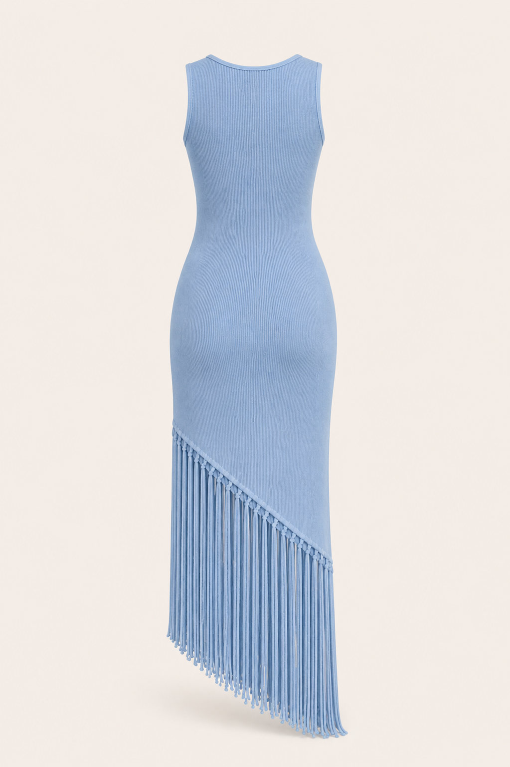 Fringe Dress - Baby Blue