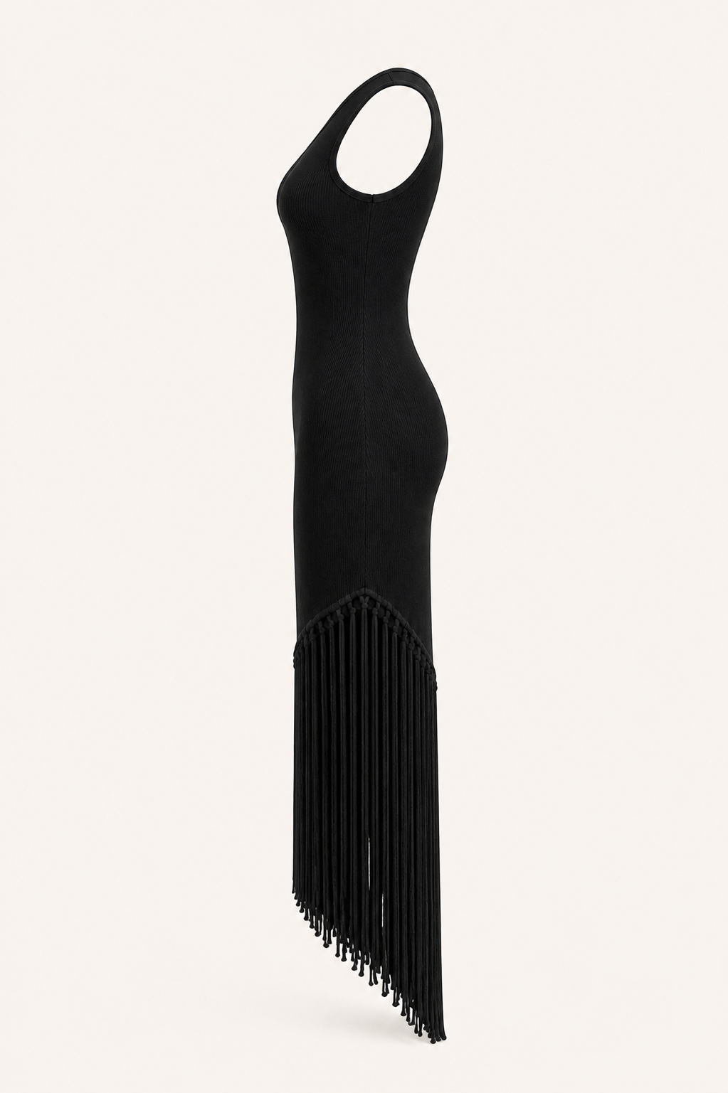 Fringe Dress - Black