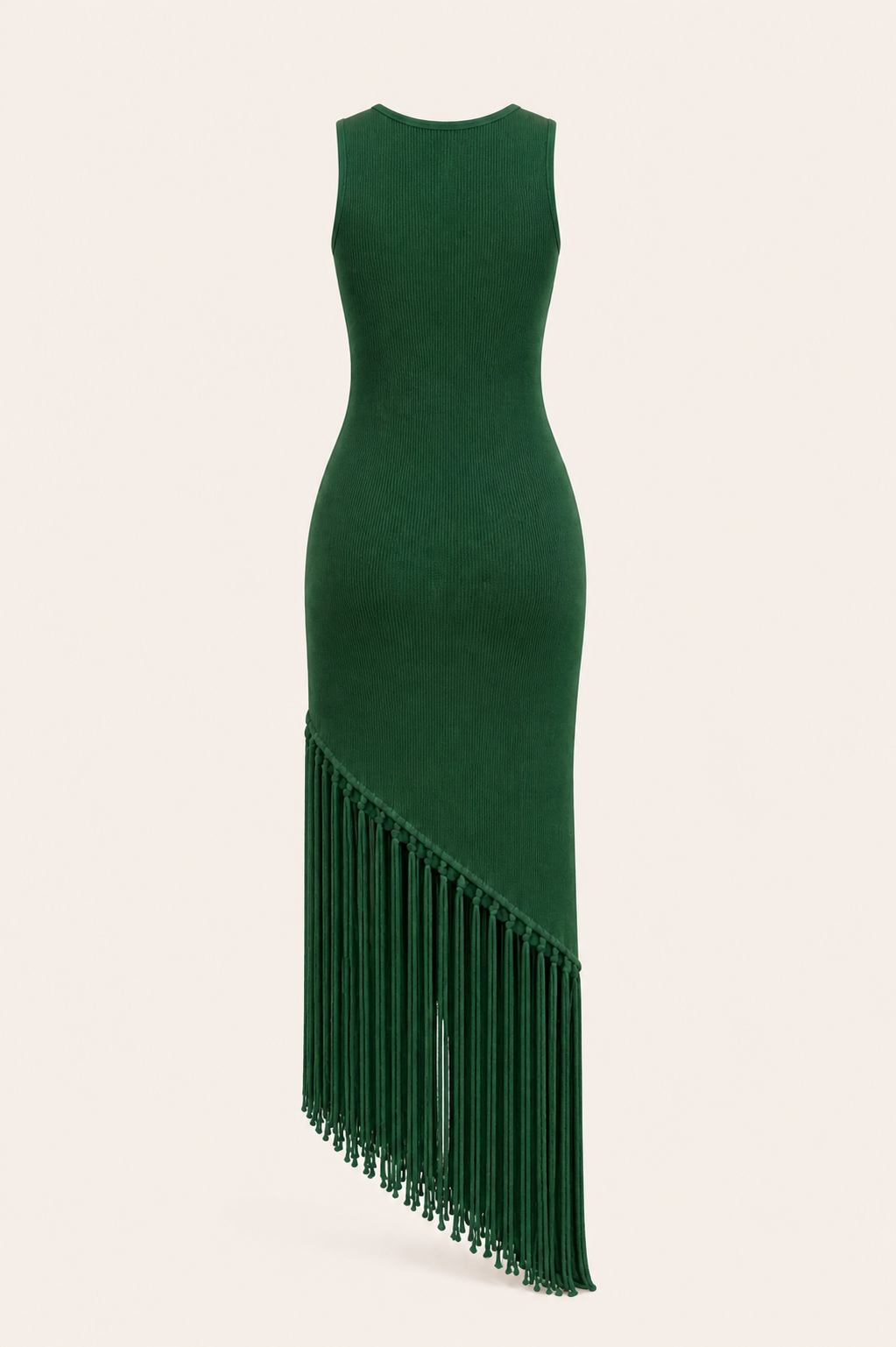 Fringe Dress - Green