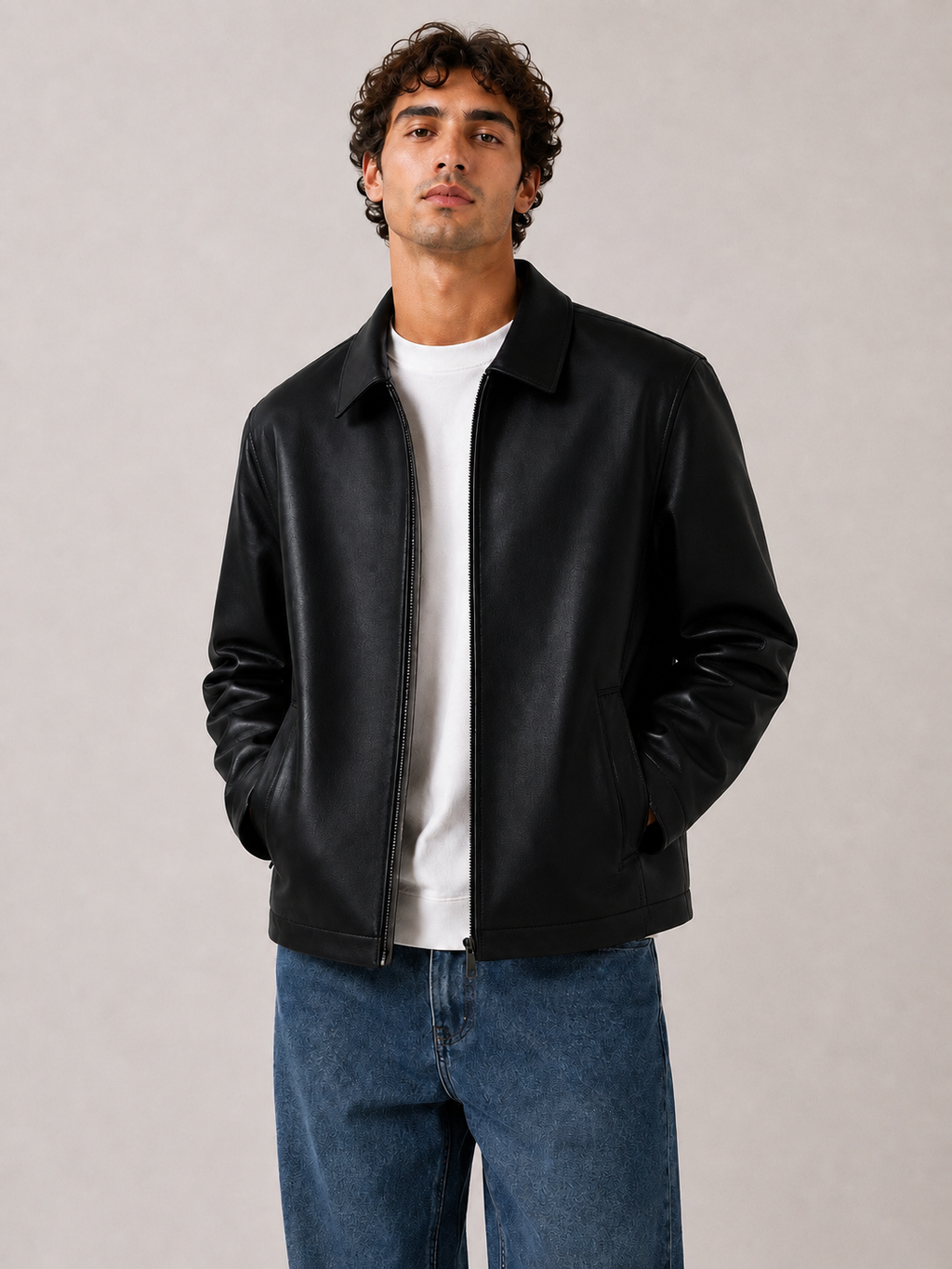 Leather Jacket - Black