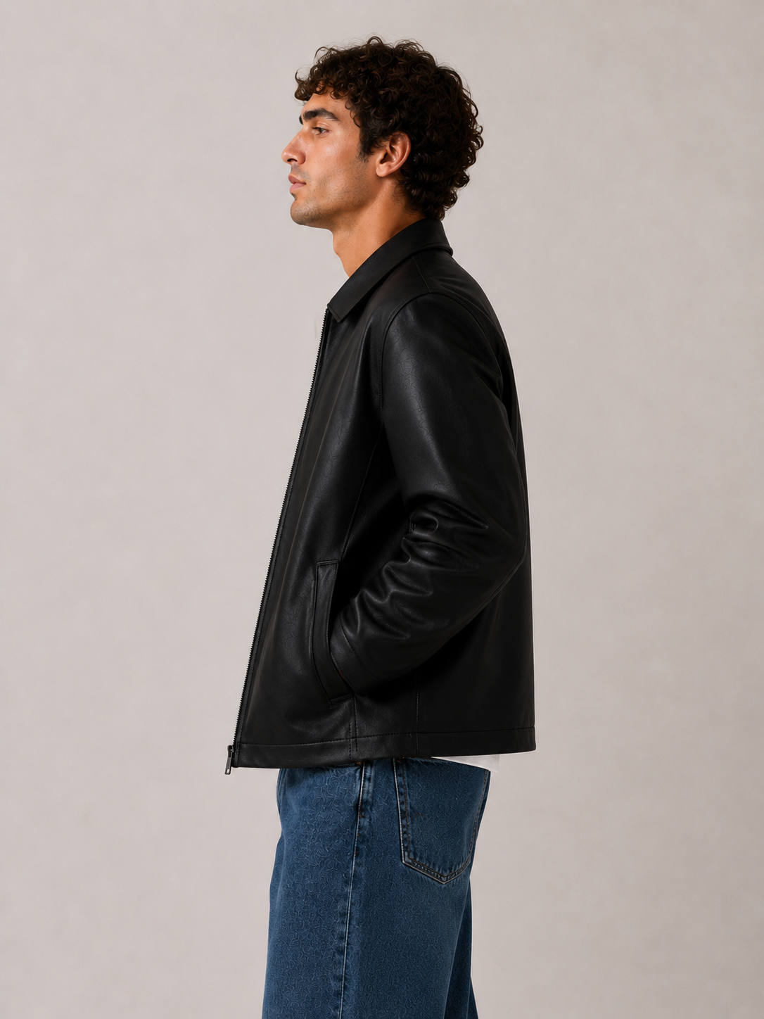 Leather Jacket - Black