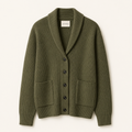 Buttoned Cardigan - Green