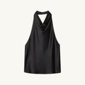 Satin Open Back Top