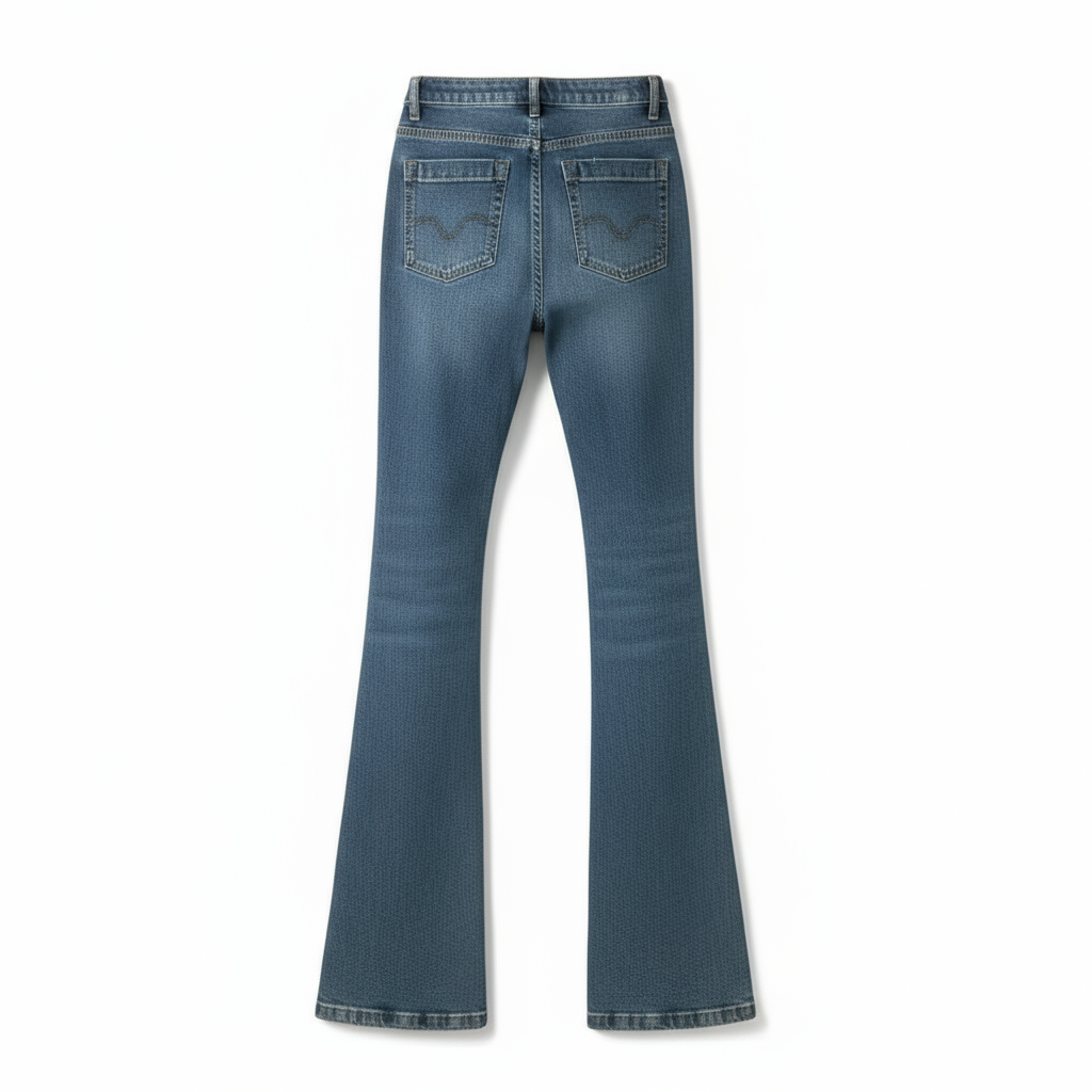 High Waist Flared Jeans